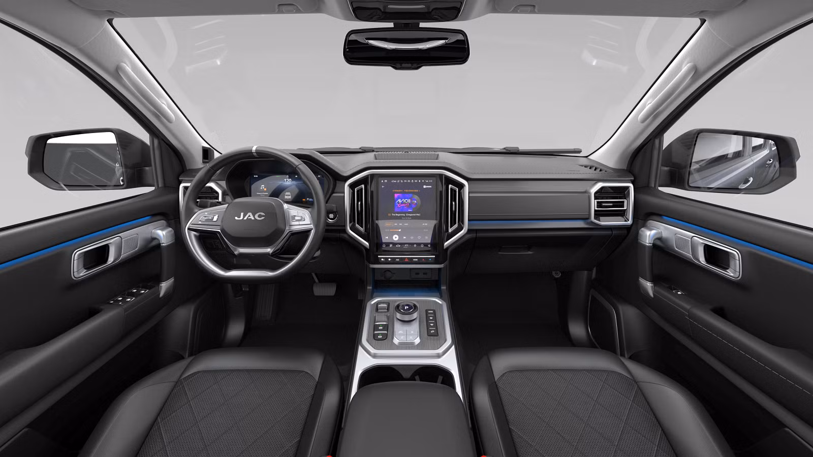 Interior da JAC Hunter PHEV