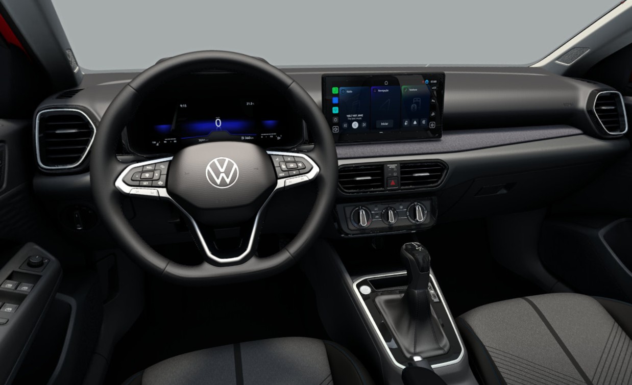 Interior do Tera Comfort TSI AT