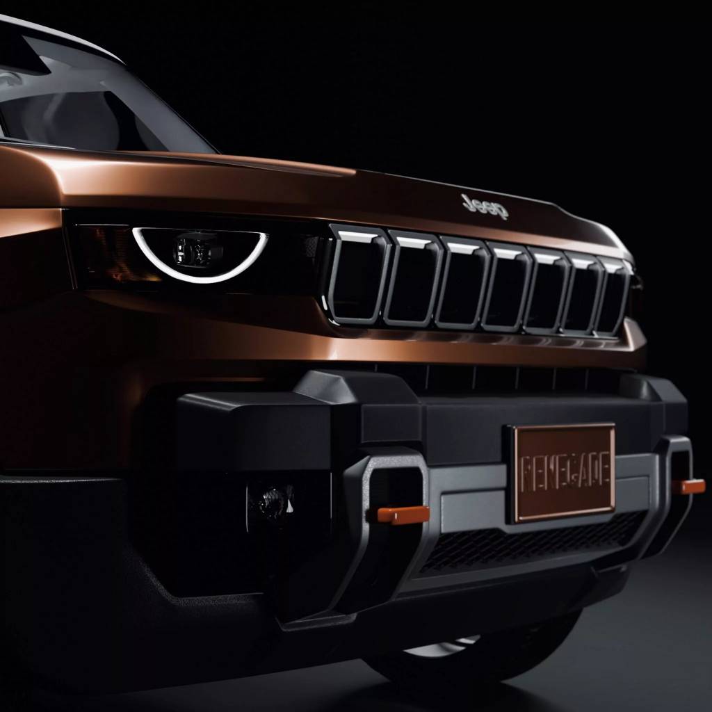 Jeep Renegade terceira geração Render