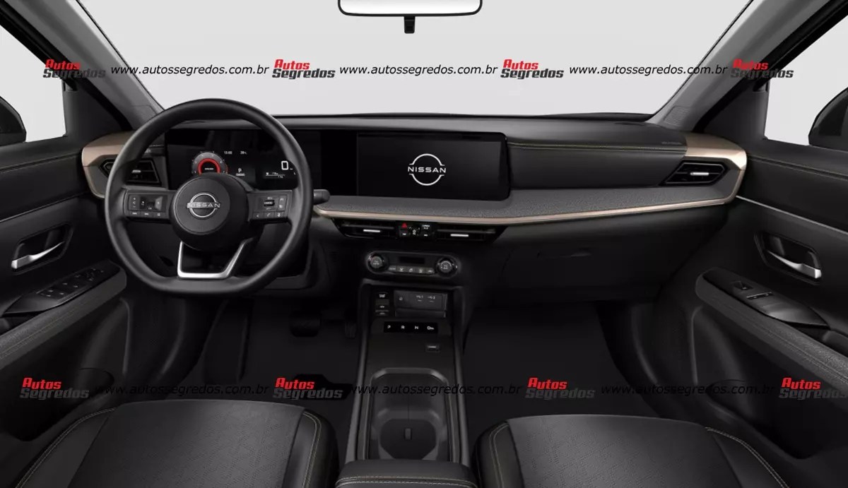 interior Nissan Kicks Advance Plus