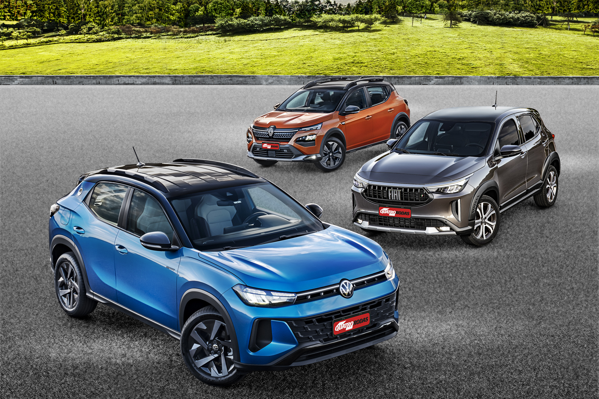 VW Tera &eacute; recebido pelos rivais Fiat Pulse e Renault Kardian