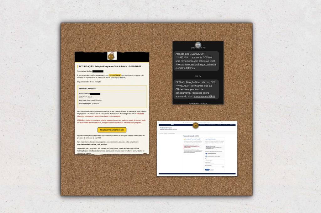 Golpe da CNH suspensa e da multa atrasada: saiba como não perder dinheiro