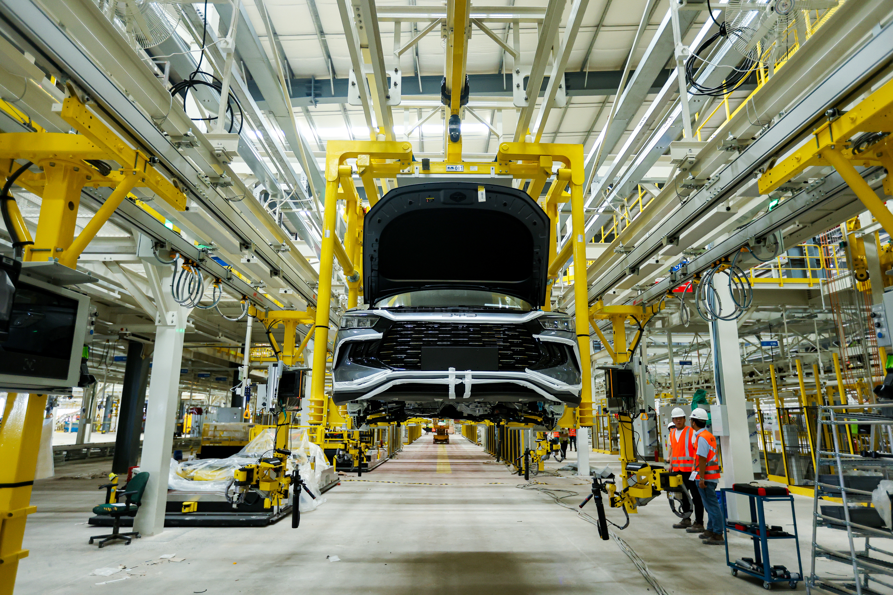 F&aacute;brica da BYD em Cama&ccedil;ari (BA)