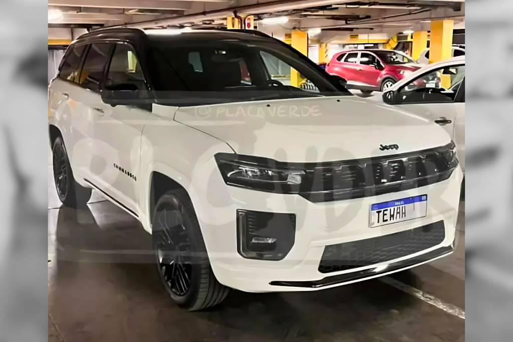Flagra mostra Jeep Commander 2026 com novo visual antes de virar híbrido