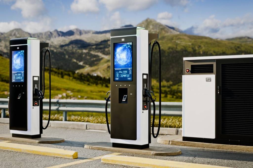 WEG lança novo carregador mais rápido do Brasil, com potência de até 640 kW