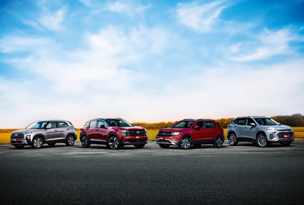 Novo Nissan Kicks e Chevrolet Tracker 2026 superam VW T-Cross e Hyundai Creta?