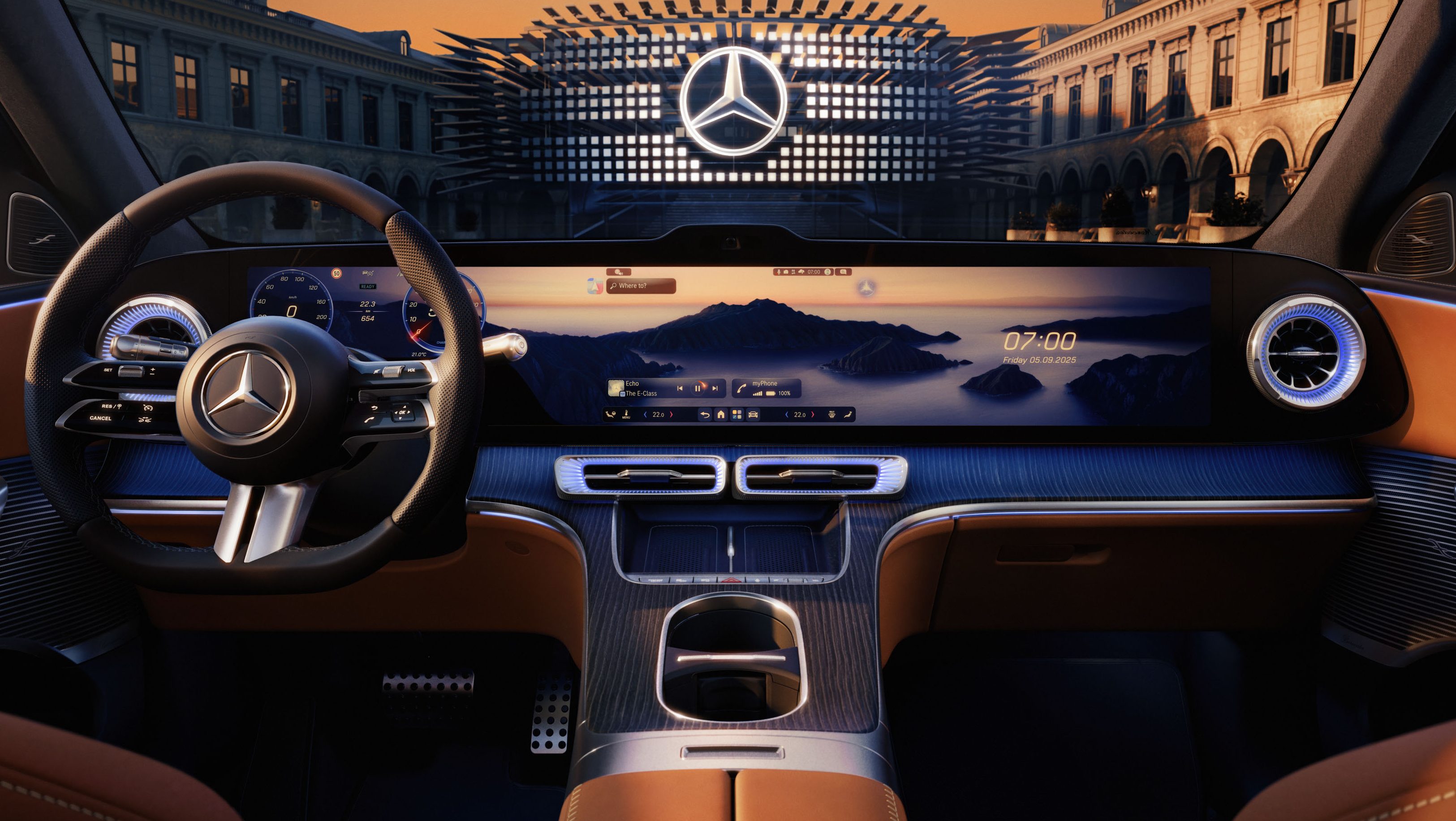 Mercedes GLC EV Hyperscreen
