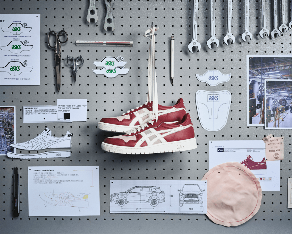 Estes tênis da Asics são feitos com airbags da Toyota e estão à venda no Brasil