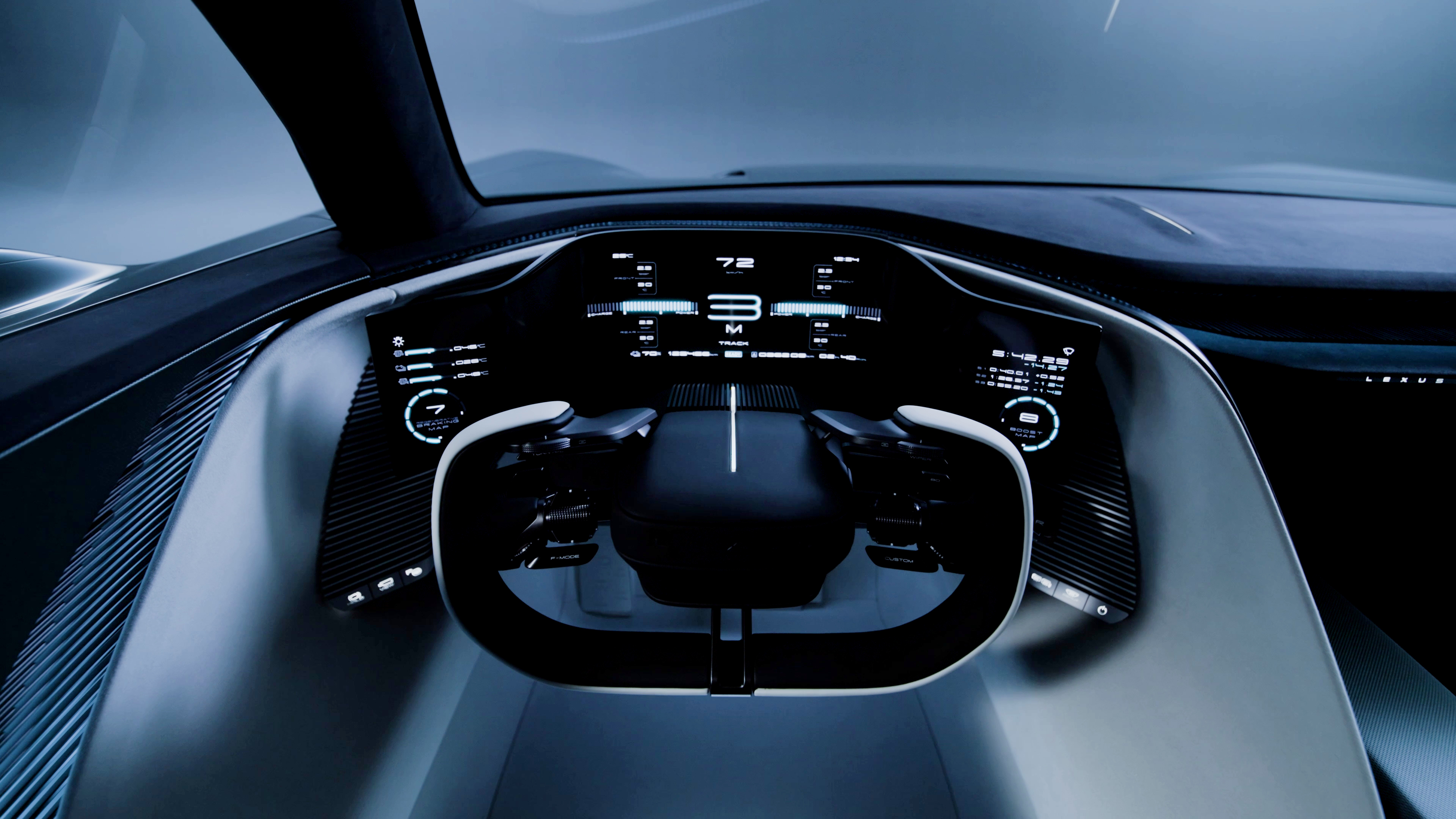 Interior do Lexus LFA Concept