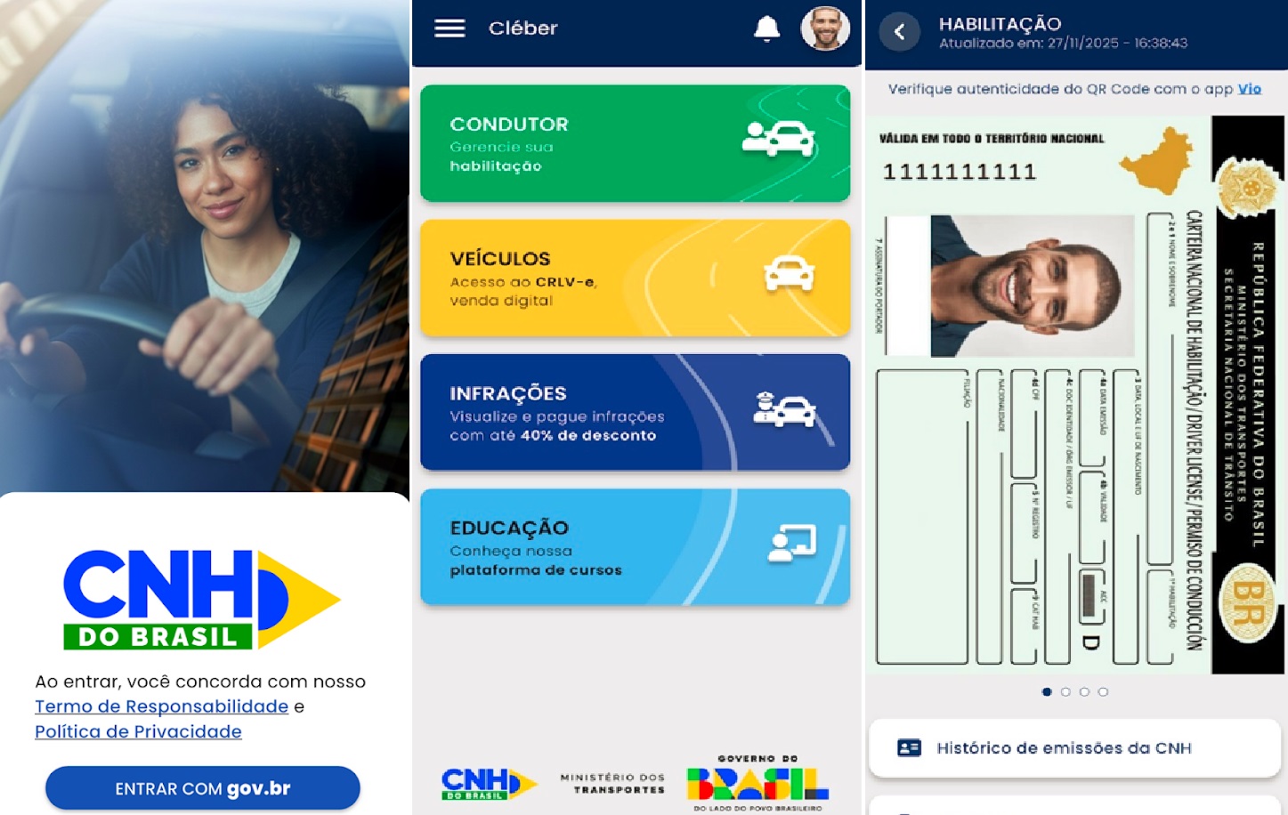 Aplicativo CNH do Brasil