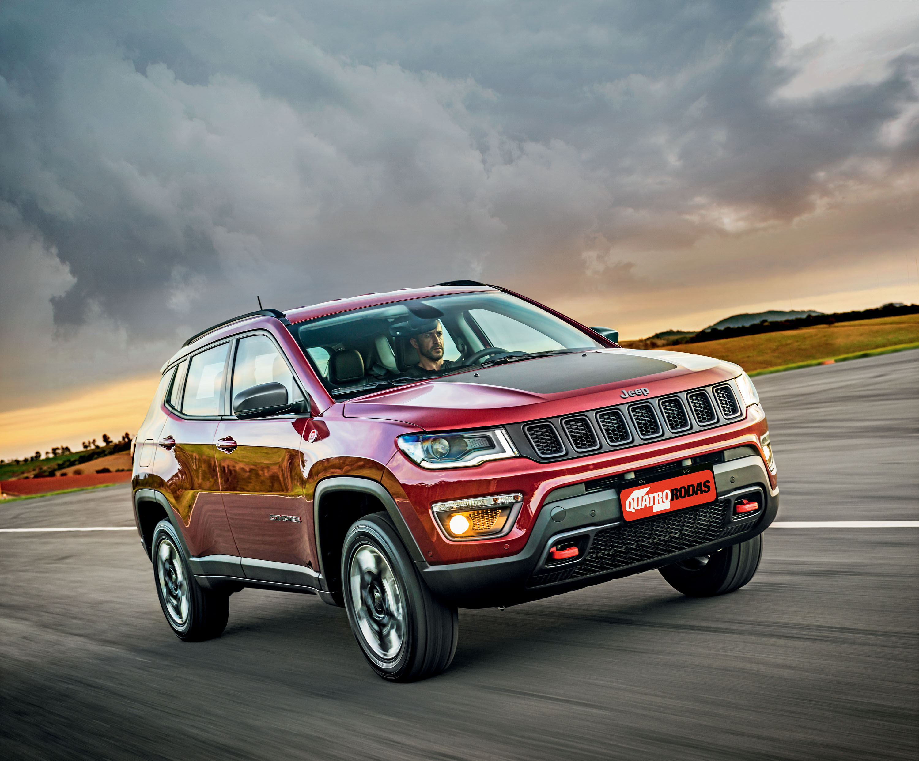Autom&oacute;vel Compass Trailhawk, da Jeep.