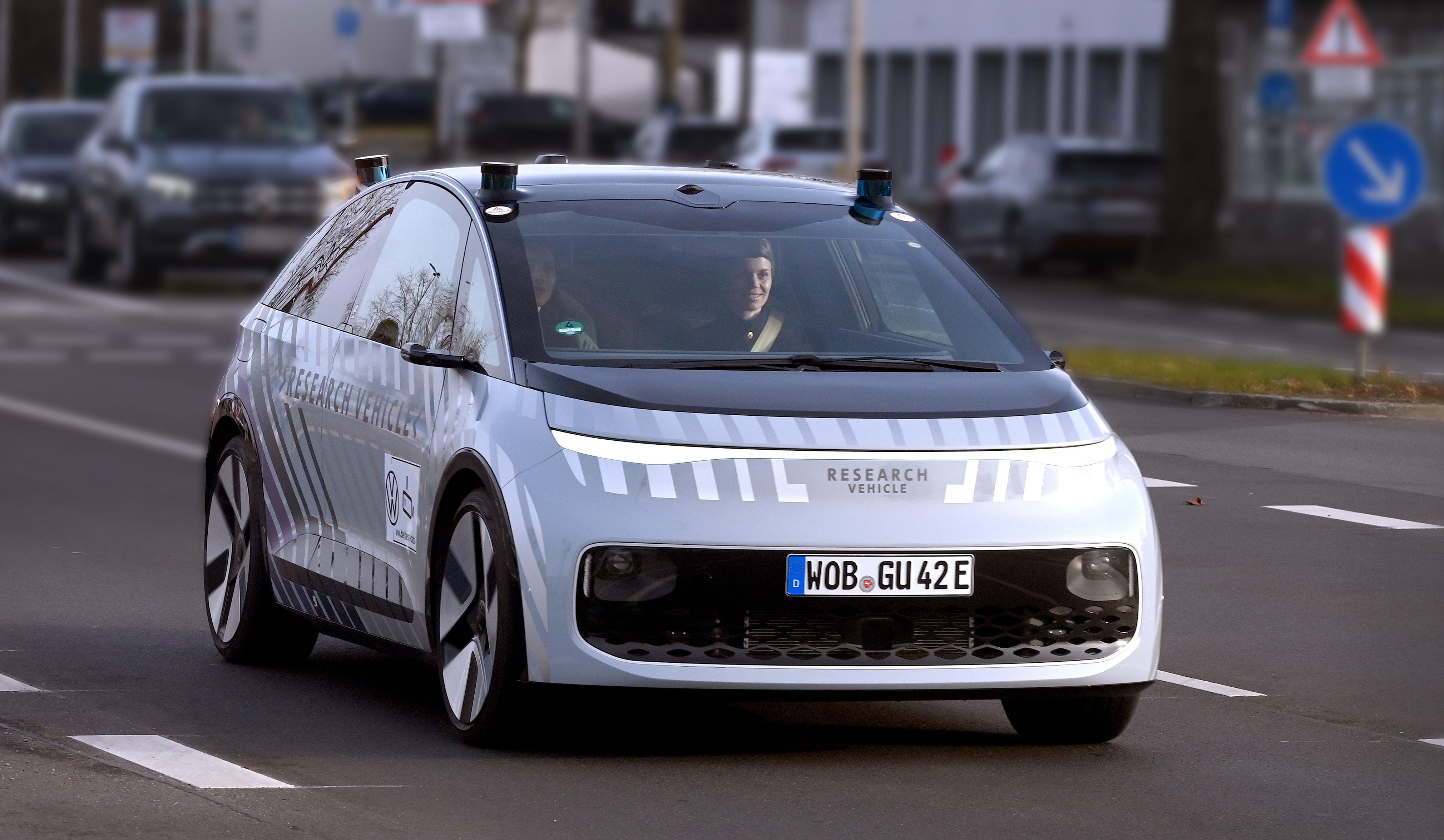 Gen.Urban sendo testado nas ruas de Wolfsburg