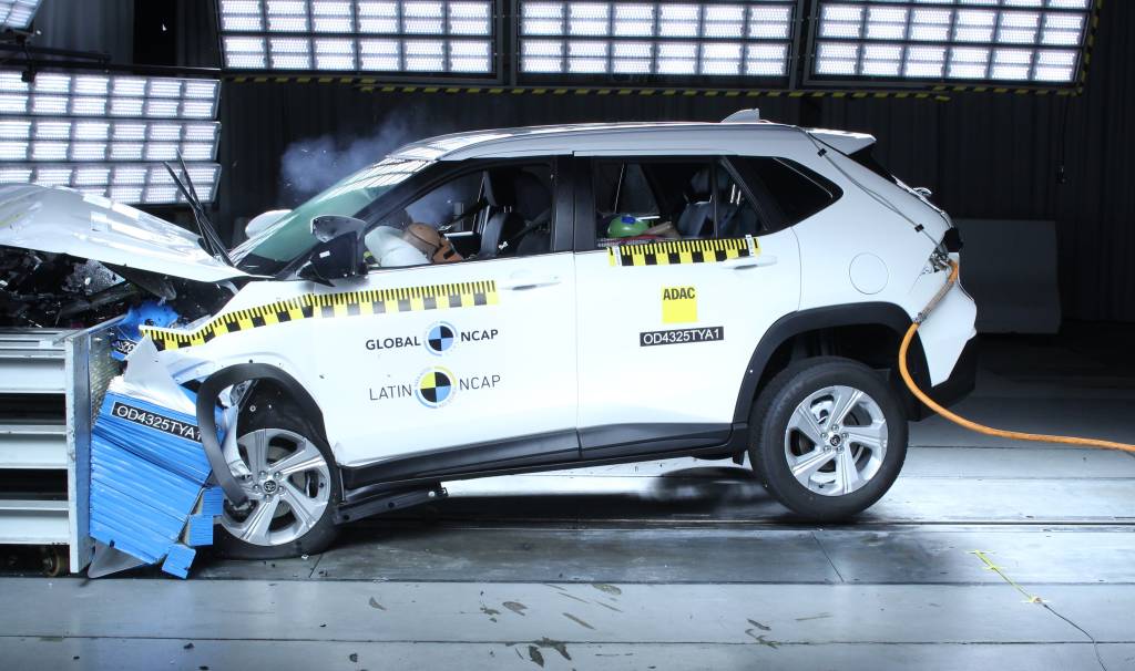 Toyota Yaris Cross recebe 2 estrelas no Latin NCAP antes de protocolo mais rigoroso