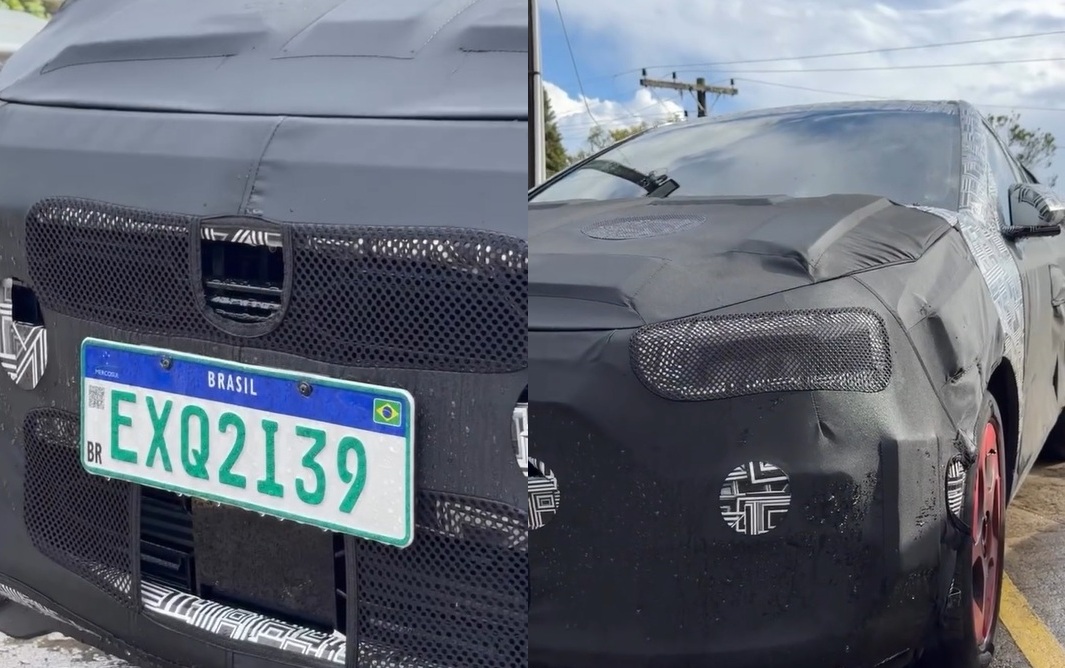 Flagra da nova gera&ccedil;&atilde;o do Hyundai HB20