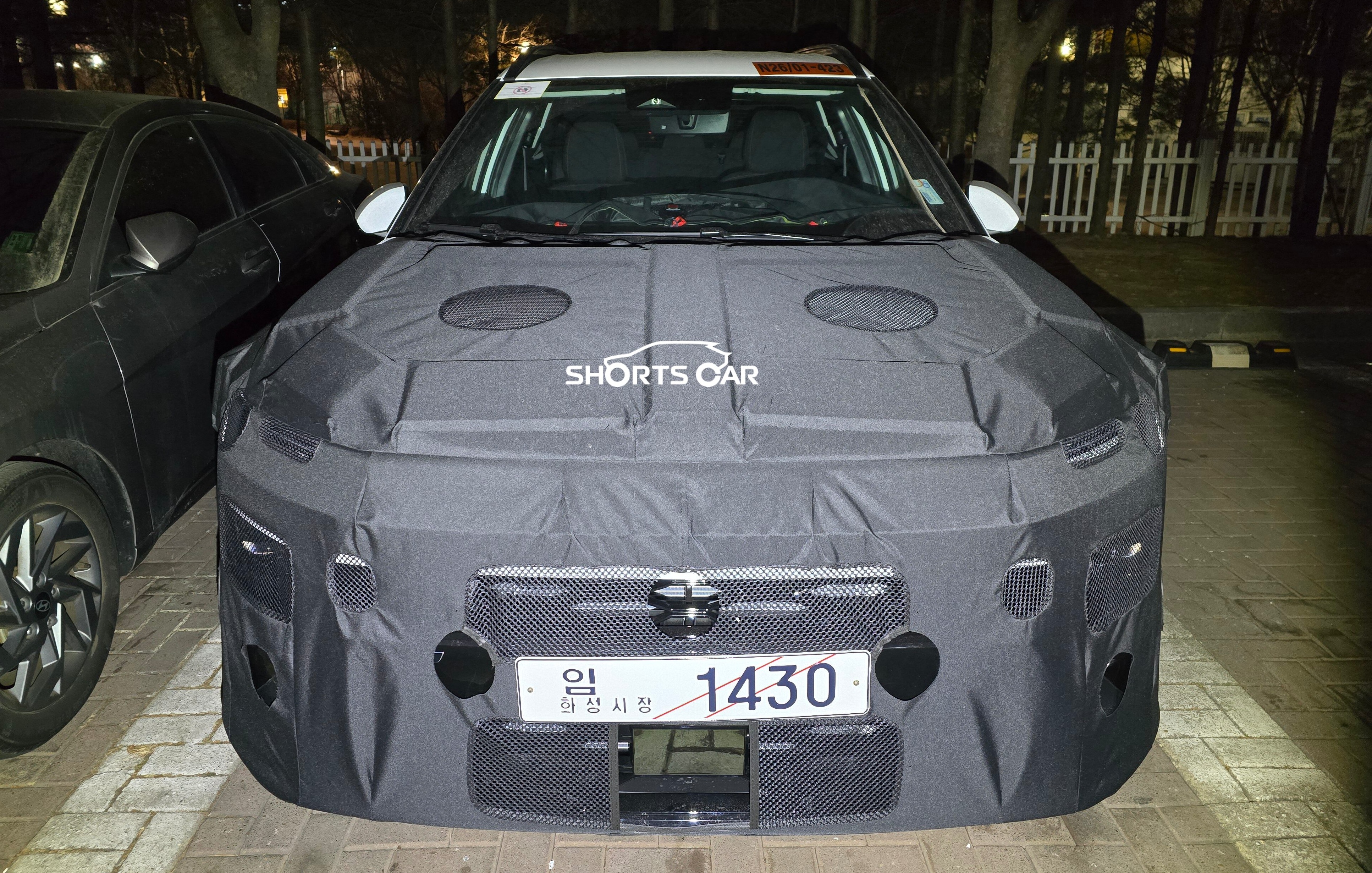 Novo Hyundai Bayon flagrado na Coreia do Sul