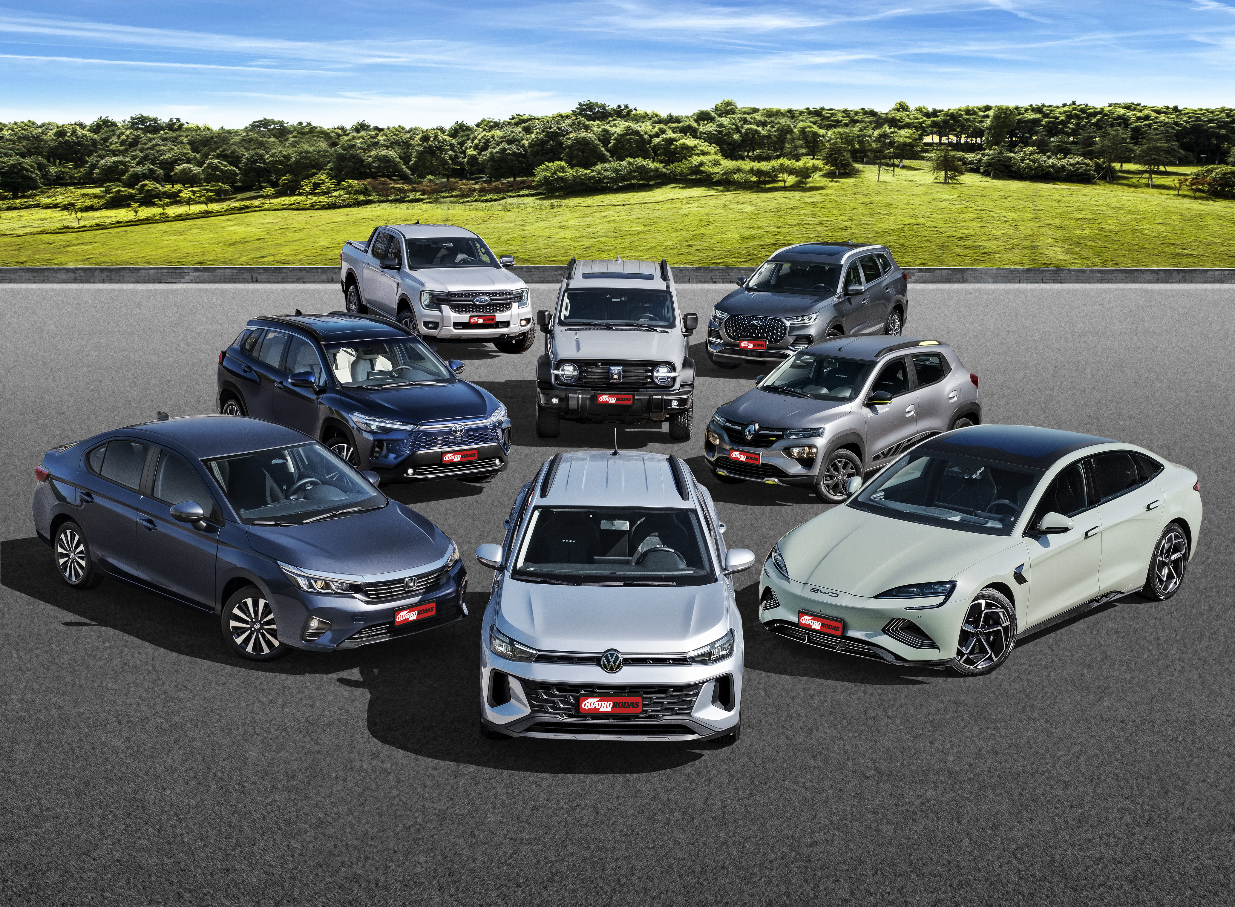 Marcas mais vendidas de 2025: BYD e VW disparam, enquanto GM, Toyota e Peugeot encolhem