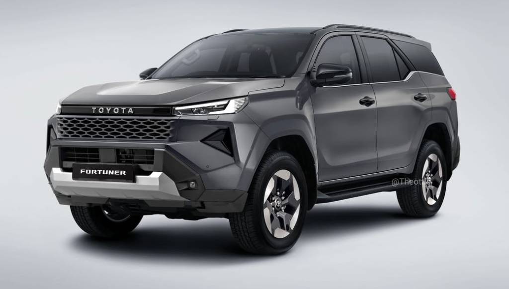 Novo Toyota SW4 estreia em 2027 no Brasil com visual da Hilux e motor híbrido