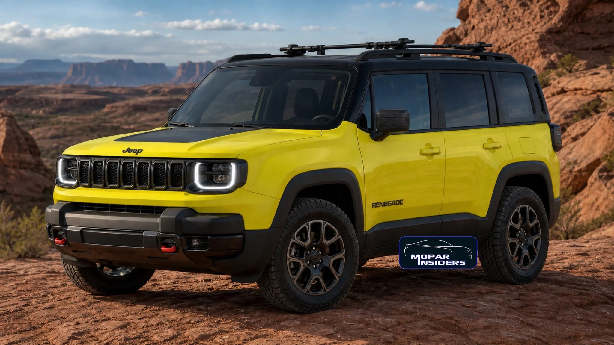Projeção do novo Jeep Renegade