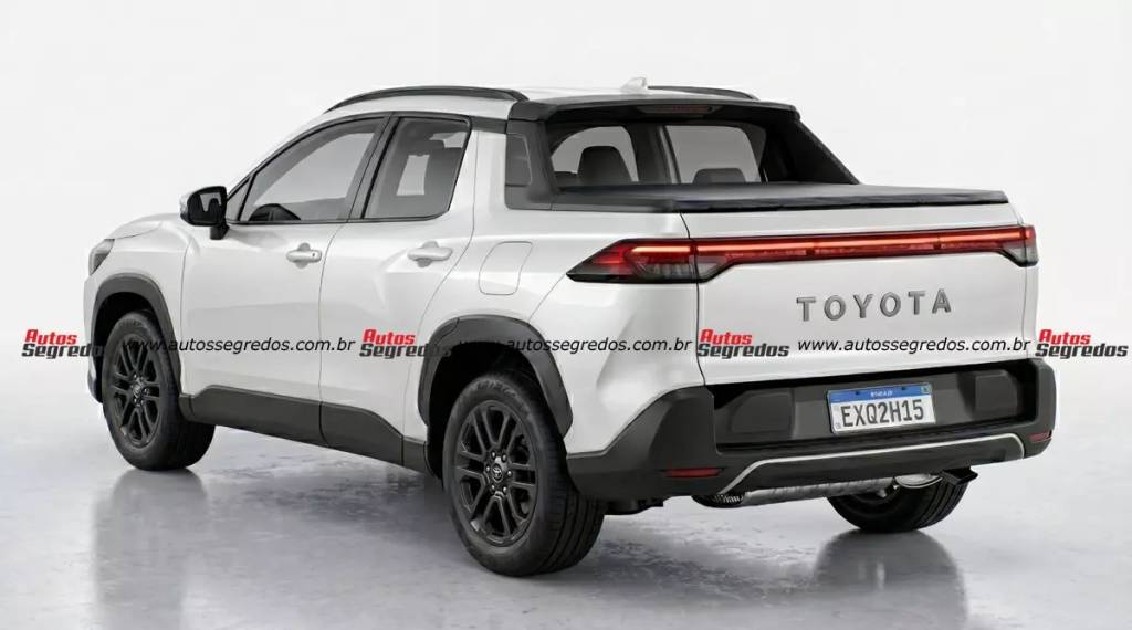Picape híbrida nacional da Toyota será um Corolla Cross com caçamba