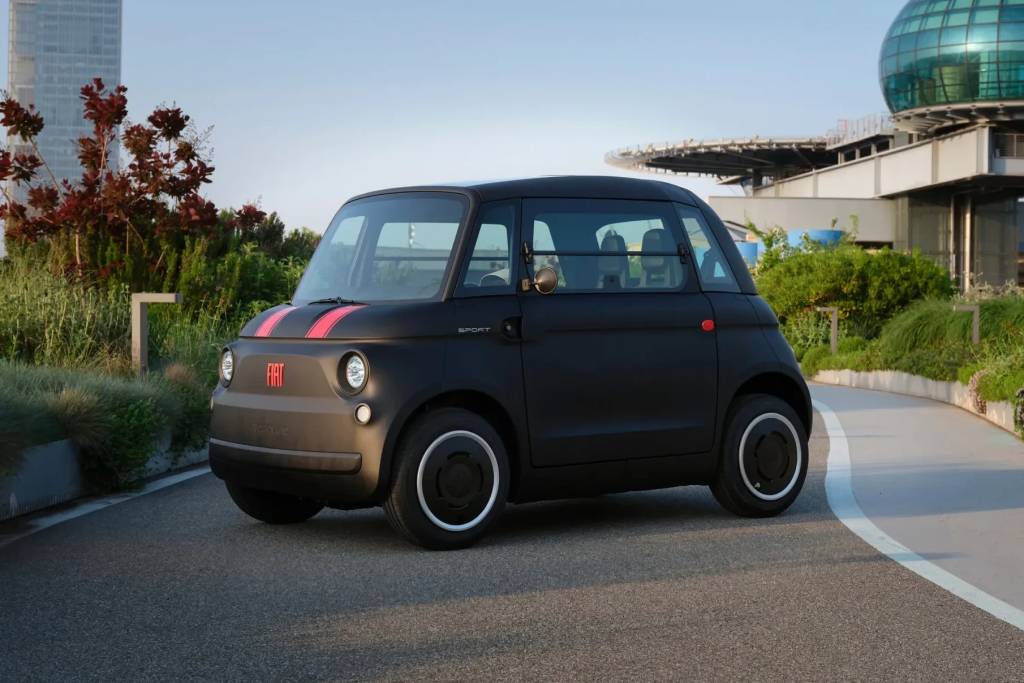 Fiat mostra Topolino ‘esportivo’ e microvan elétrica retrô
