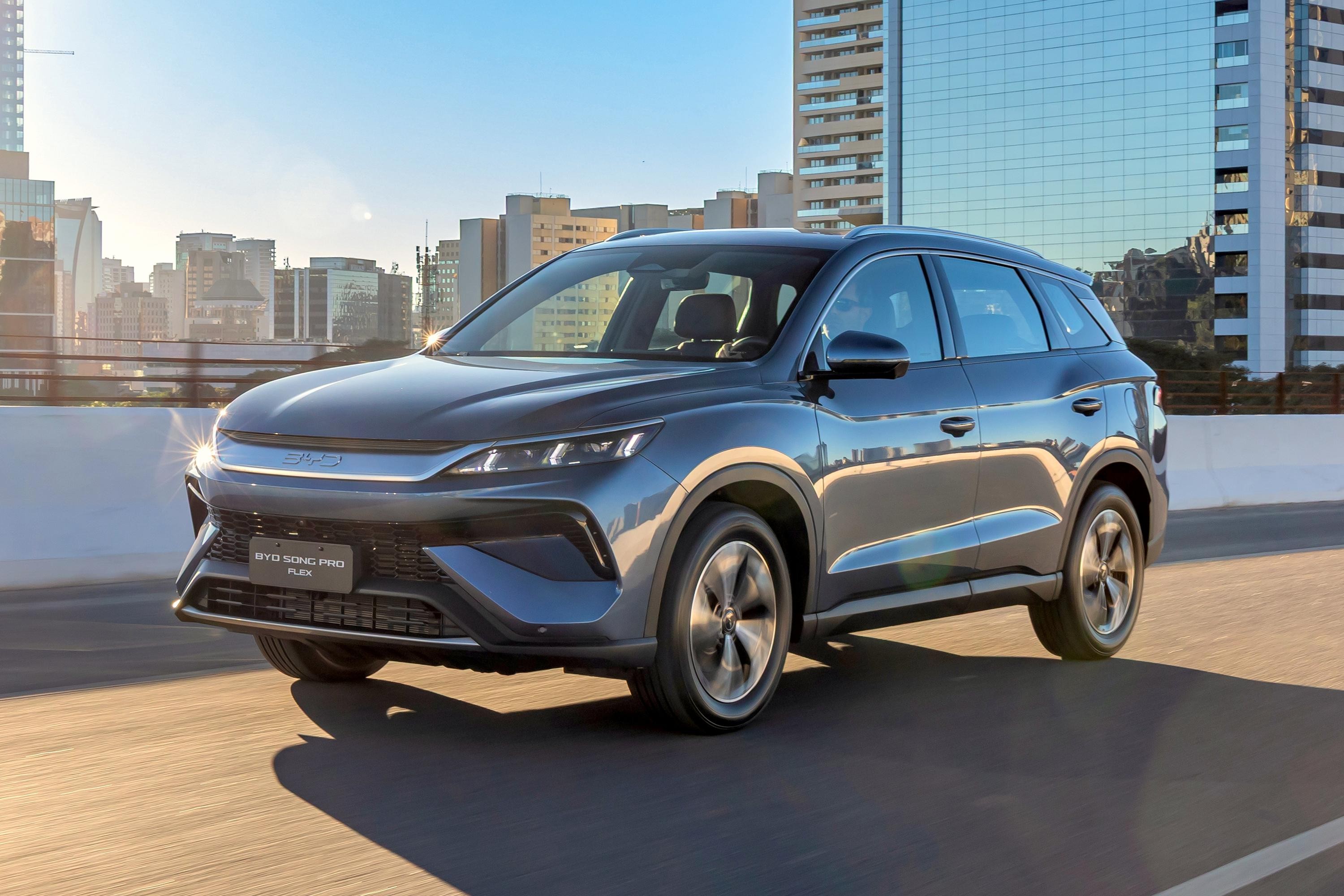 BYD Song Pro Flex é híbrido mais eficiente com etanol e tem nova suspensão por R$ 176.990